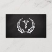 医学のケリュケイオンの月桂樹 名刺 (裏面)