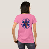 医学のケリュケイオンの重要な普遍的な眺めのノート Tシャツ (裏面フル)