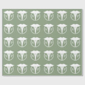 医学のテーマのナースパターン包装紙 ラッピングペーパー (フラット)