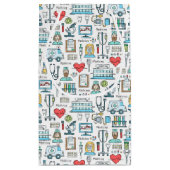 医学のデザインパターン スモールペーパーバッグ (裏面)