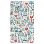 医学のデザインパターン スモールペーパーバッグ (正面)