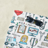 医学のデザインパターン ビーチタオル (インサイチュ)