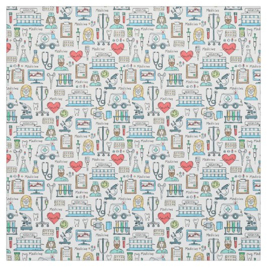 医学のデザインパターン ファブリック (見本)