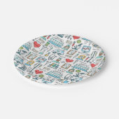 医学のデザインパターン ペーパープレート (アングル)