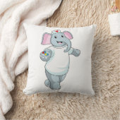 医学のナースとしての象 クッション (ブランケット)