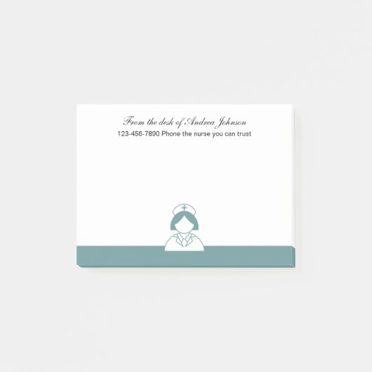 医学のナースのテーマ ポストイット (正面)