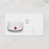 医学のナースのプロフィールの名刺 名刺 (裏面)