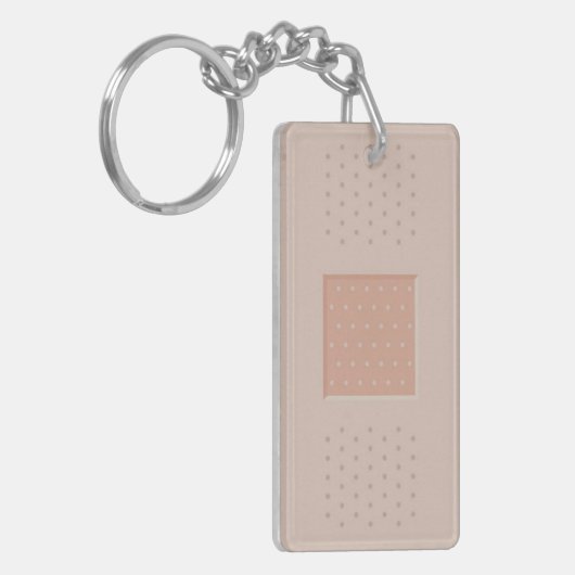 医学のバンドエイドプラスター- Keychain キーホルダー (正面左)