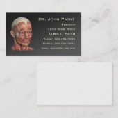 医学のプロフィールカード 名刺 (正面/裏面)