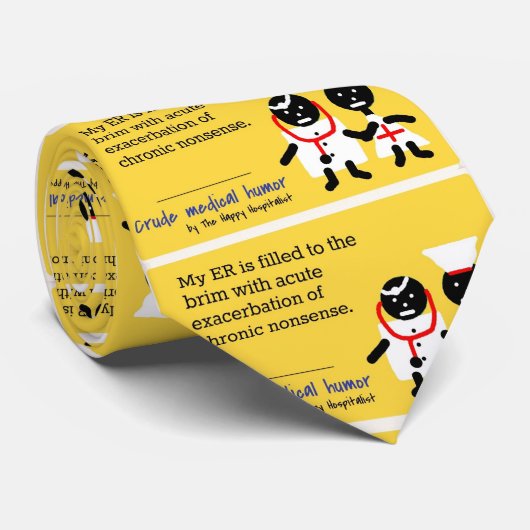 医学のユーモア ネクタイ (ロール)
