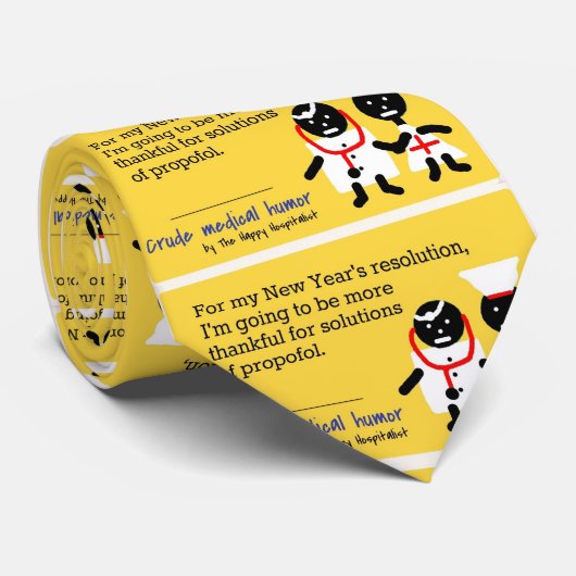 医学のユーモア ネクタイ (ロール)