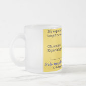 医学のユーモア フロストグラスマグカップ (左)