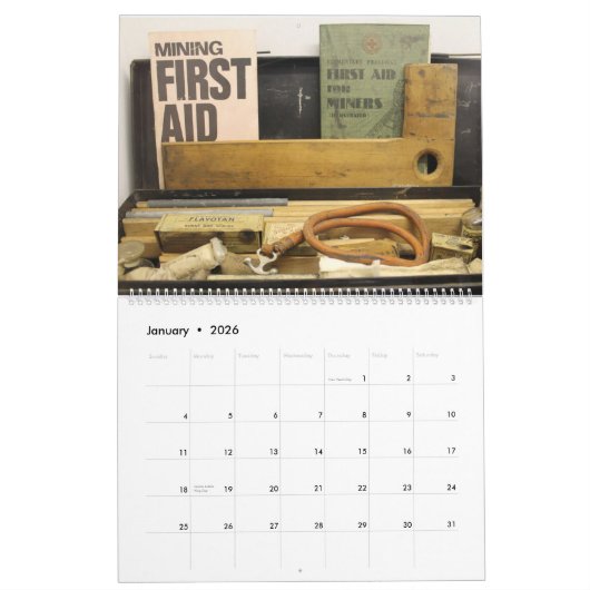 医学のヴィンテージの写真 カレンダー (1月 2026)