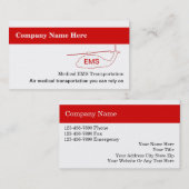 医学の交通機関の名刺 名刺 (正面/裏面)