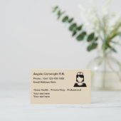 医学の公認看護師 名刺 (スタンド正面)