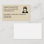 医学の公認看護師 名刺 (正面/裏面)
