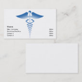 医学の名刺のテンプレートII 名刺 (正面/裏面)