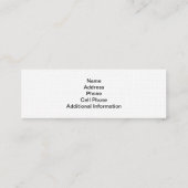 医学の名刺の大きいバンドエイドのピンク スキニー名刺 (裏面)