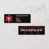 医学の名刺 スキニー名刺 (正面/裏面)