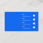 医学の名刺-両面シンプル 名刺 (裏面)