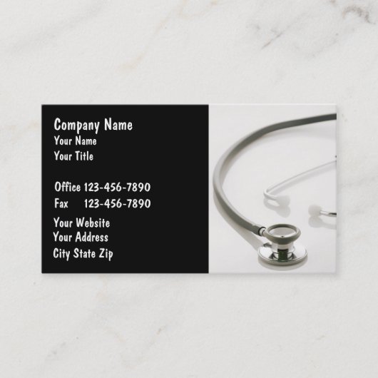 医学の名刺 予約カード (正面)