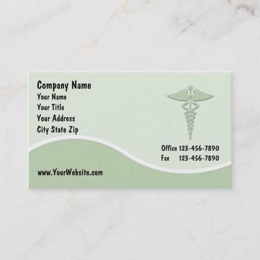 医学の名刺 名刺 (正面)