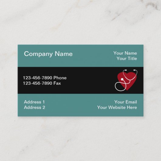 医学の名刺 名刺 (正面)