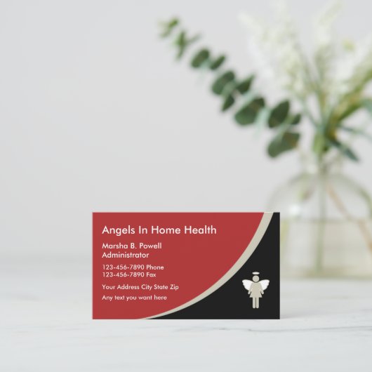 医学の家庭の健康の名刺 名刺 (スタンド正面)