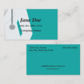 医学の専門のヘルスケアの名刺 名刺 (正面/裏面)