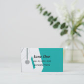 医学の専門のヘルスケアの名刺 名刺 (スタンド正面)