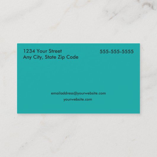 医学の専門のヘルスケアの名刺 名刺 (裏面)