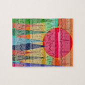 医学の心臓リズムの森林夢 ジグソーパズル (横)