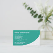 医学の放射線学の名刺 名刺 (スタンド正面)