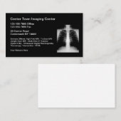 医学の放射線学イメージ投射中心 名刺 (正面/裏面)