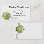 医学の減量の名刺 名刺 (正面/裏面)
