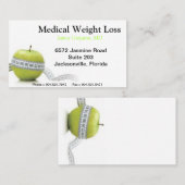 医学の減量の名刺 名刺 (正面/裏面)
