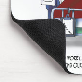 医学の漫画9378 マウスパッド (コーナー)