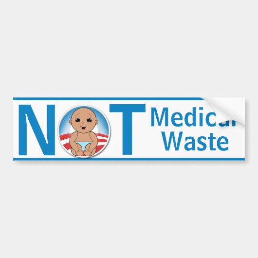 医学の無駄 バンパーステッカー (正面)