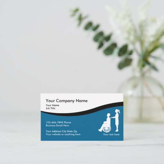 医学の看護の名刺 名刺 (スタンド正面)