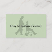 医学の移動性の名刺 名刺 (裏面)