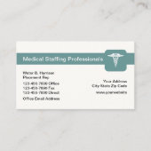 医学の職員を置くサービス 名刺 (正面)