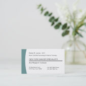 医学の腫瘍学の名刺 名刺 (スタンド正面)