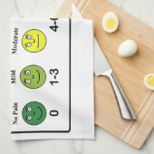 医学の苦痛の査定用具の図表 キッチンタオル (四つ折り)