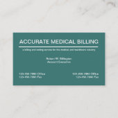 医学の計算およびコーディング 名刺 (正面)