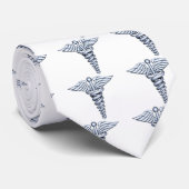 医学の記号の銀 ネクタイ (ロール)