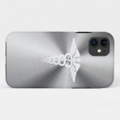 医学の鋼鉄金属のiPhone 5の場合 Case-Mate iPhoneケース (裏面(横))