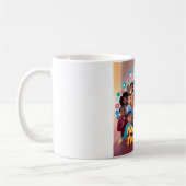 医学の驚異：科学のスプラッシュでsip コーヒーマグカップ (左)