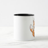 医学のFox Drawing Cute Ringerナースの博士のマグ マグカップ (中央)