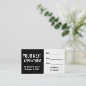 医学のPsysiciansの入院患者のアポイントメント 予約カード (スタンド正面)