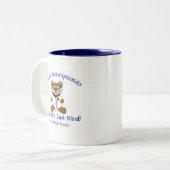 医学のTranscriptionistくま ツートーンマグカップ (正面左)